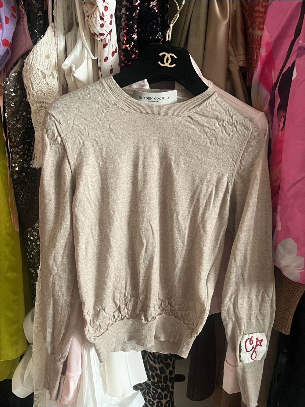 GOLDEN GOOSE ⭐️ Beige Top size small ⭐️⭐️⭐️⭐️⭐️⭐️